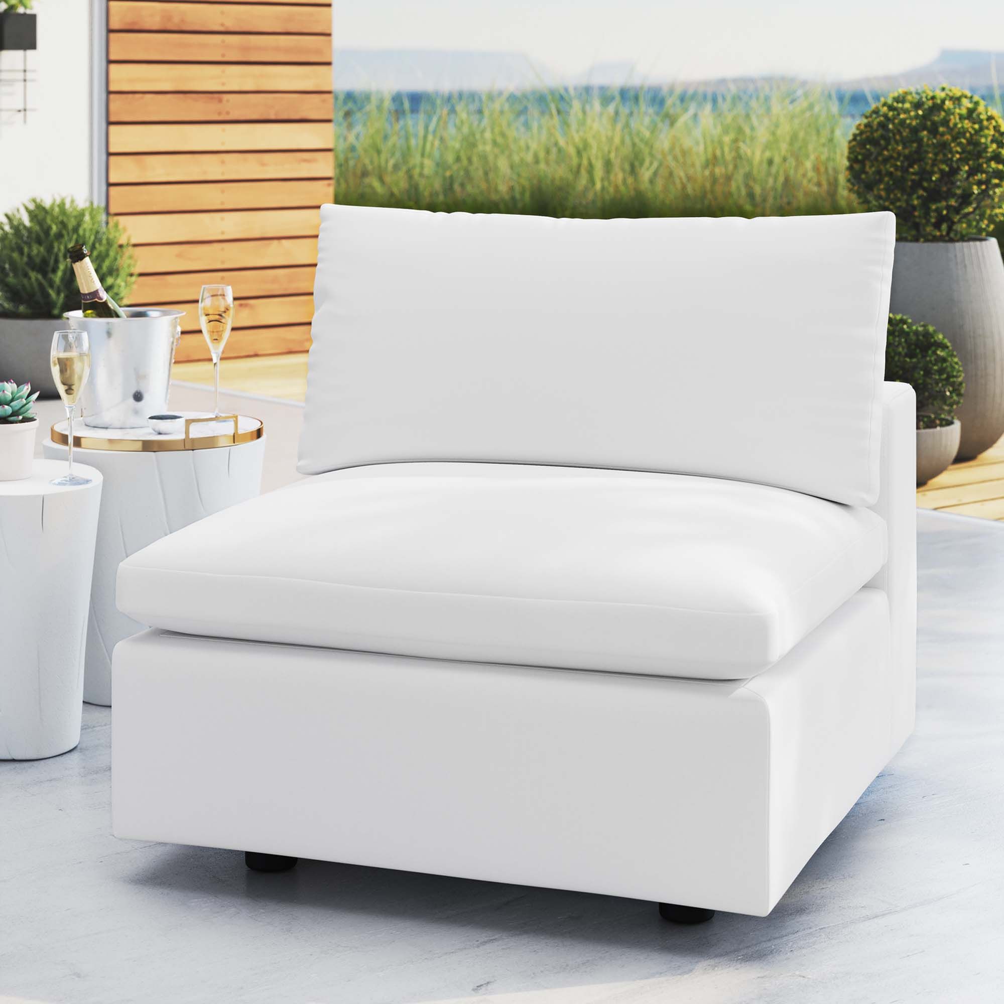 Commix Outdoor Armless Chair thumbnail 7