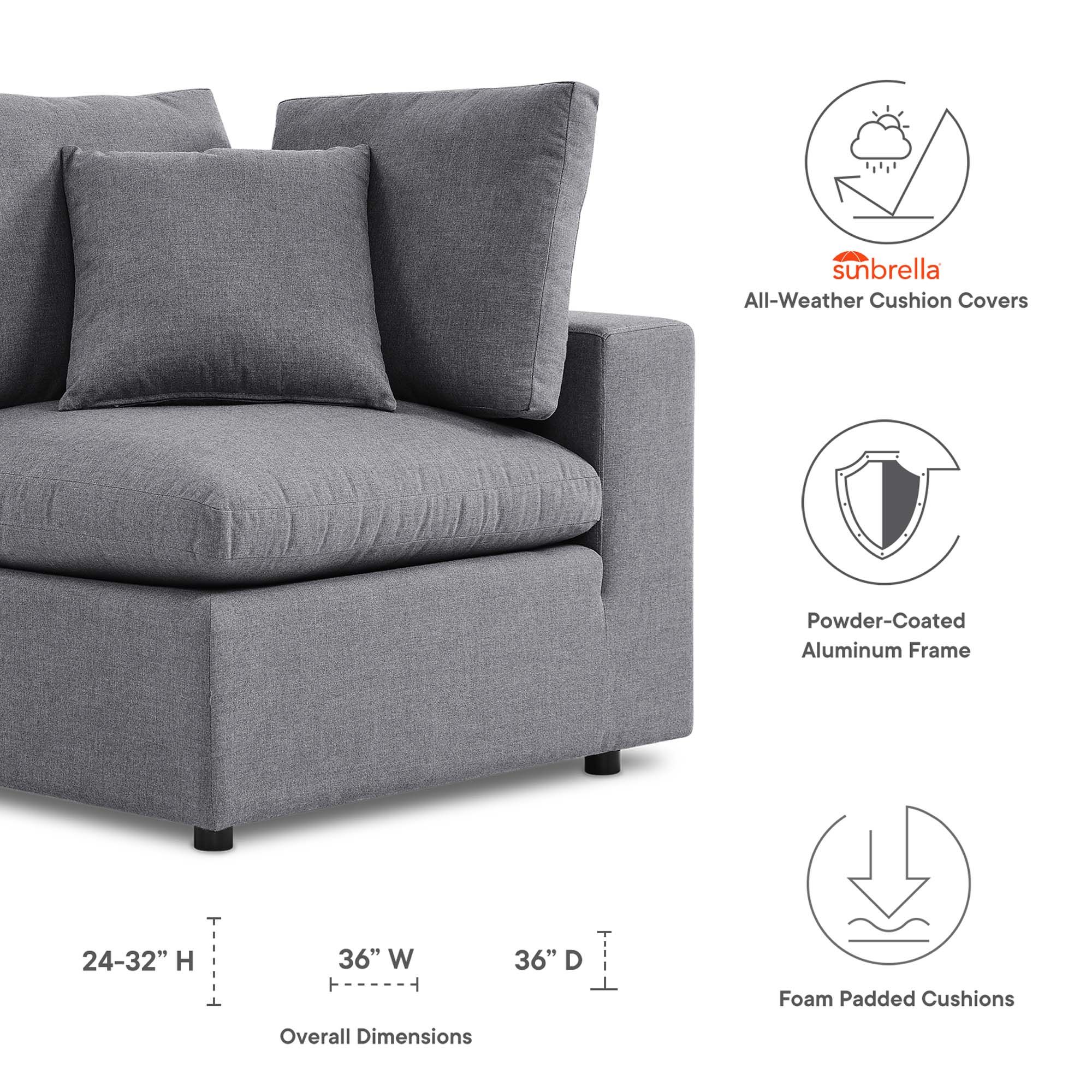 Commix Outdoor Corner Chair thumbnail 2