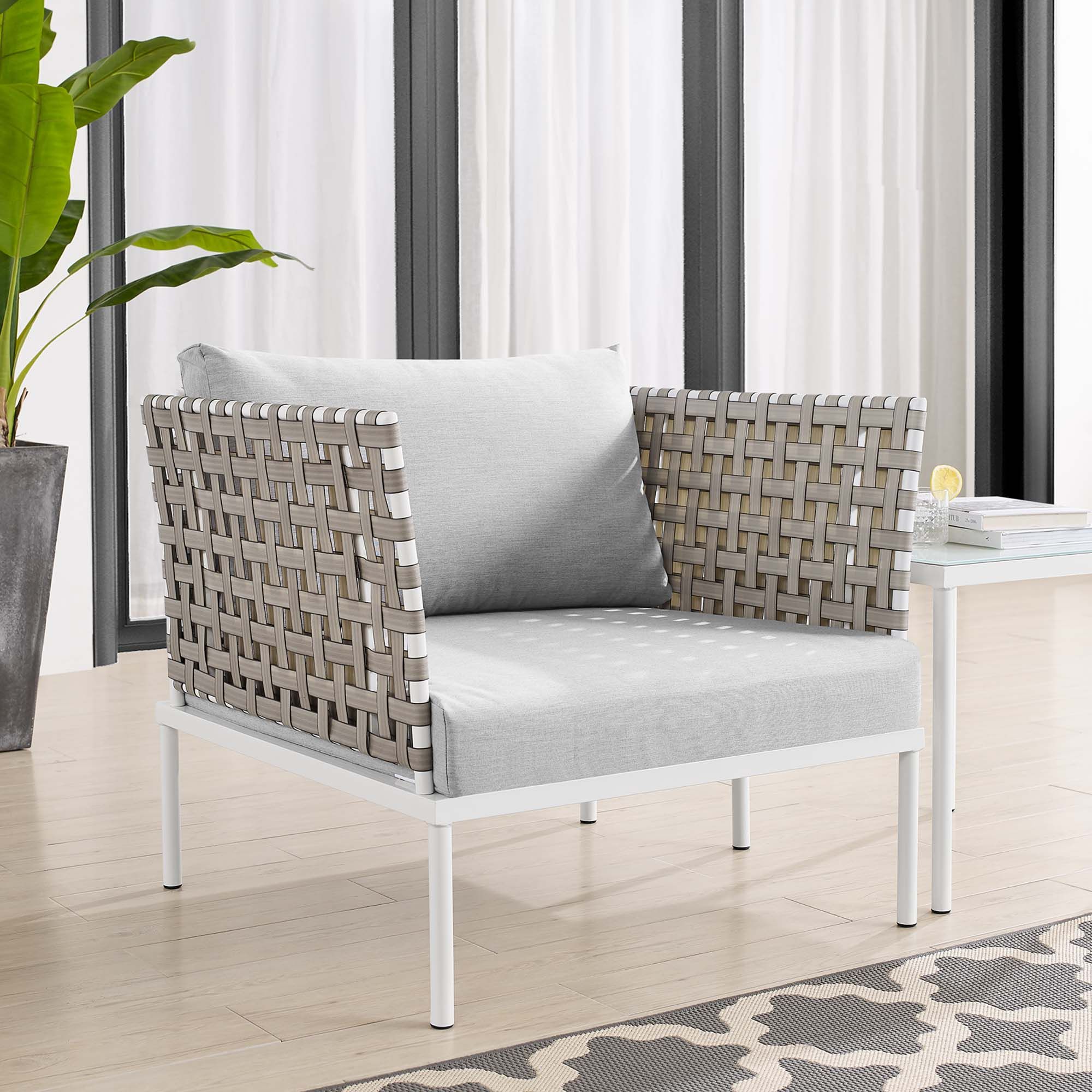 Harmony Outdoor Aluminum Armchair thumbnail 6