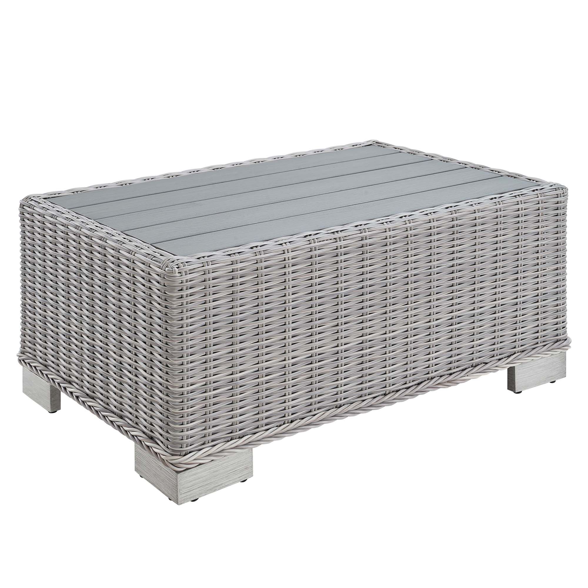 Conway 4-Piece Outdoor Wicker Patio Set thumbnail 5