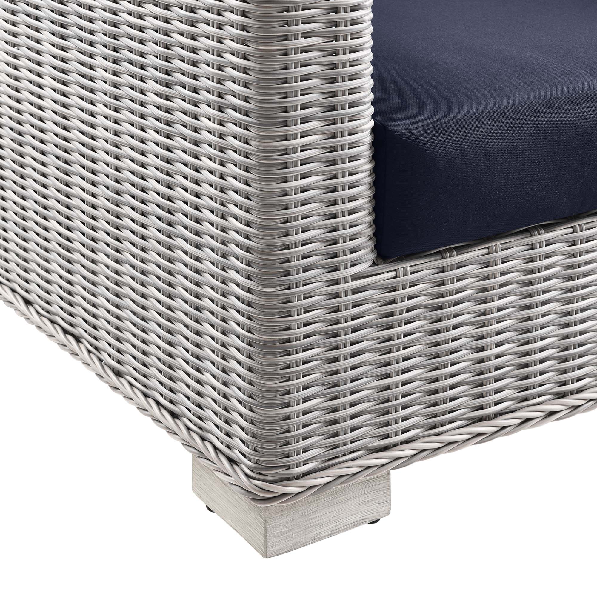Conway Outdoor Wicker Conversation Set thumbnail 12