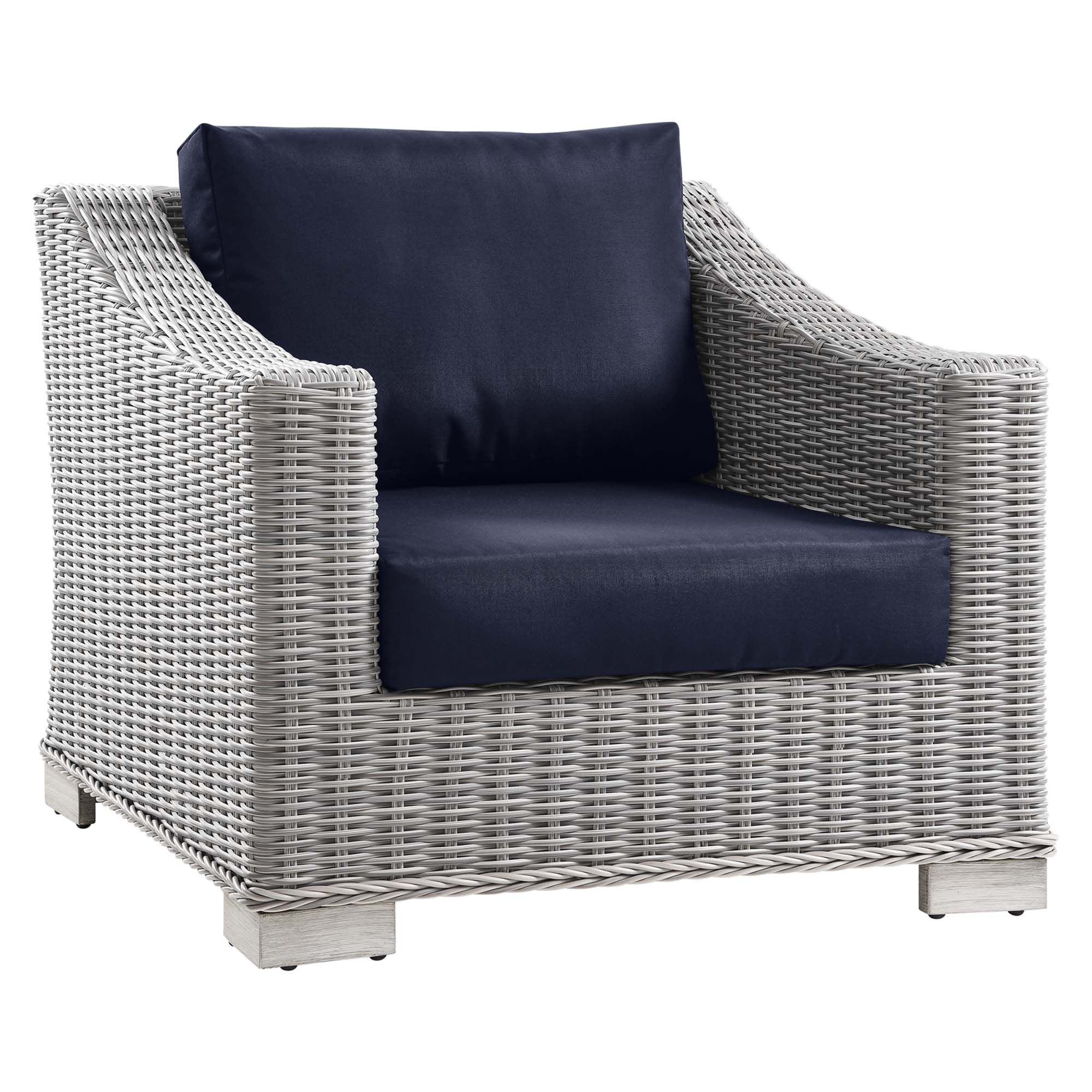 Conway Outdoor Wicker Conversation Set thumbnail 4