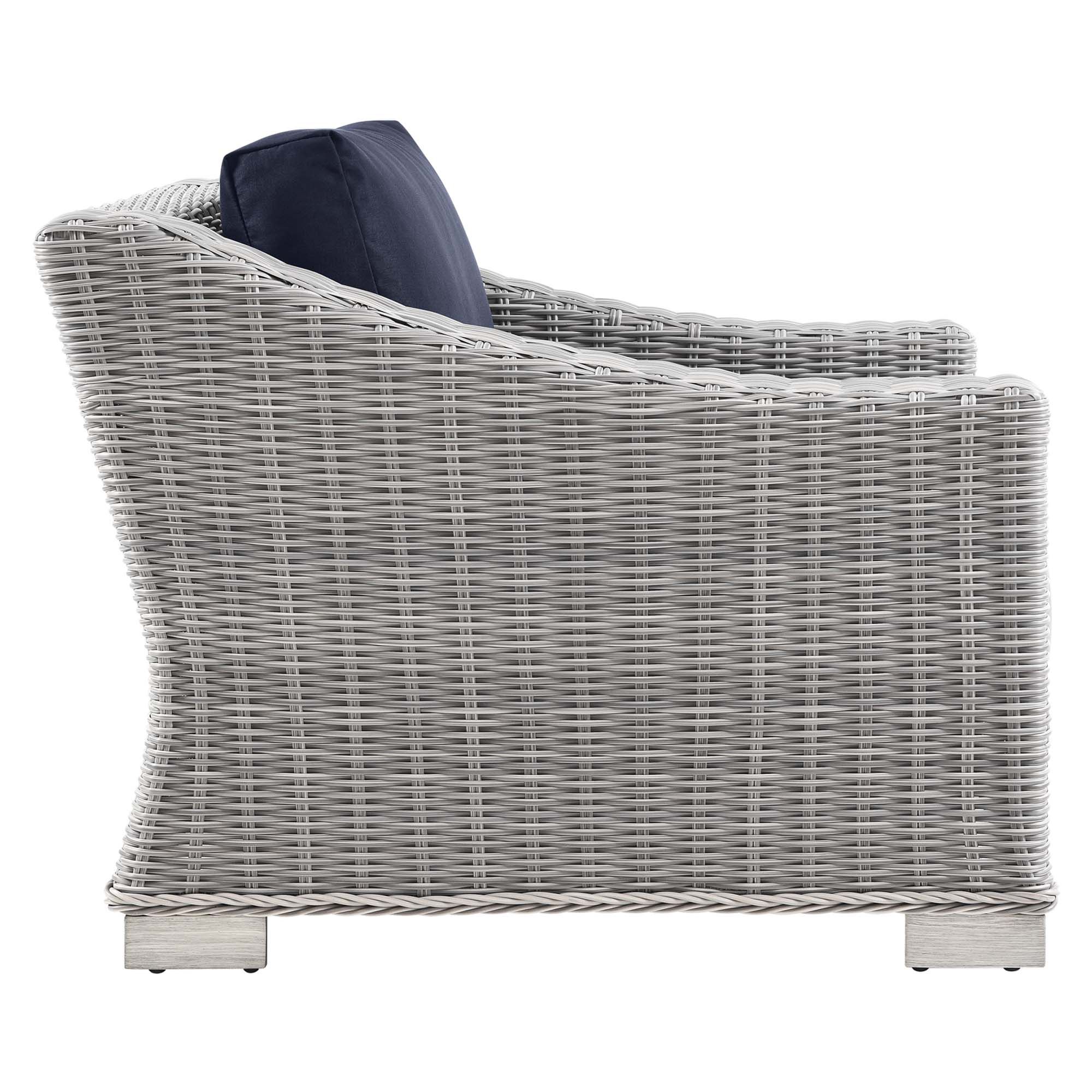 Conway Outdoor Wicker Conversation Set thumbnail 8