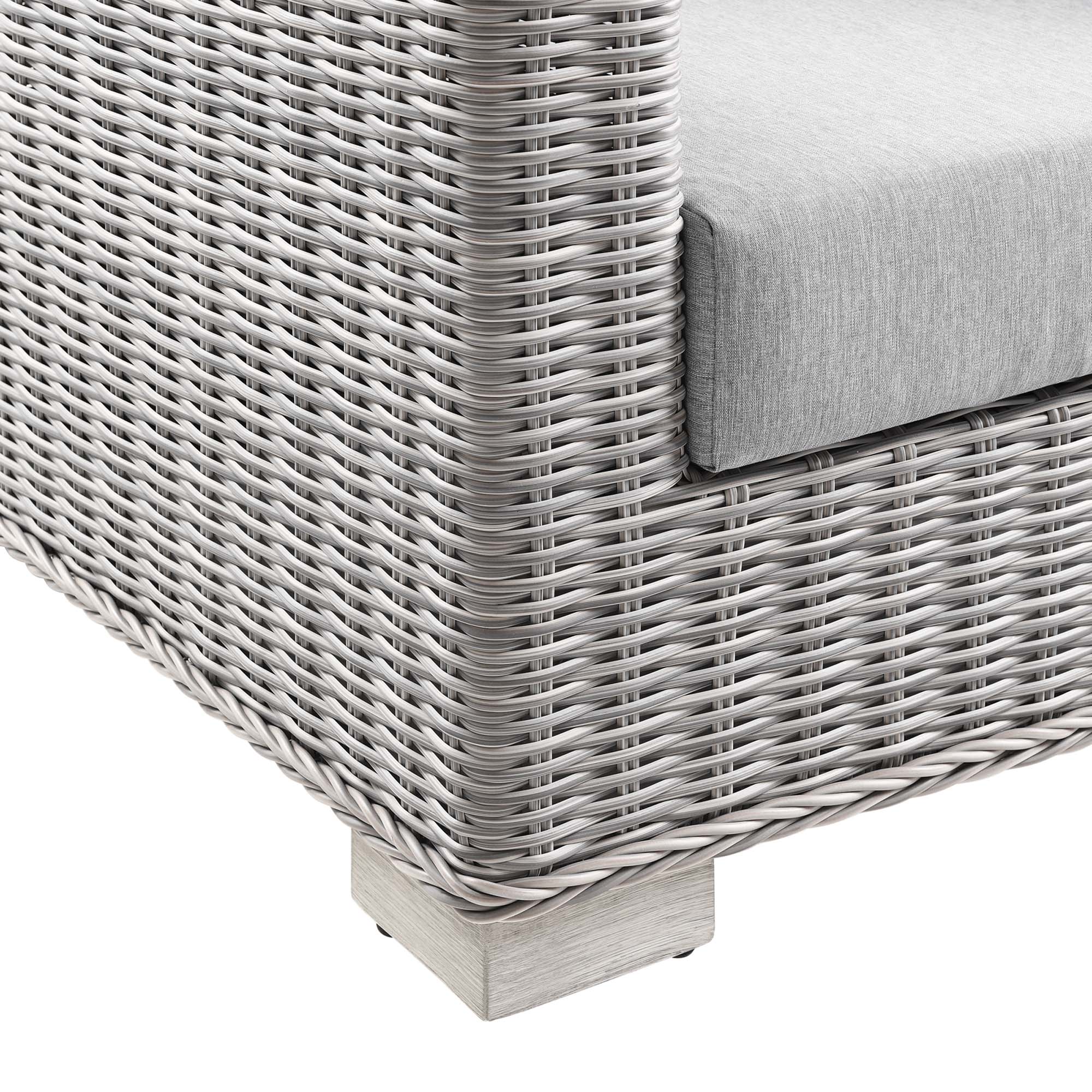 Conway 5-Piece Outdoor Wicker Conversation Set thumbnail 15