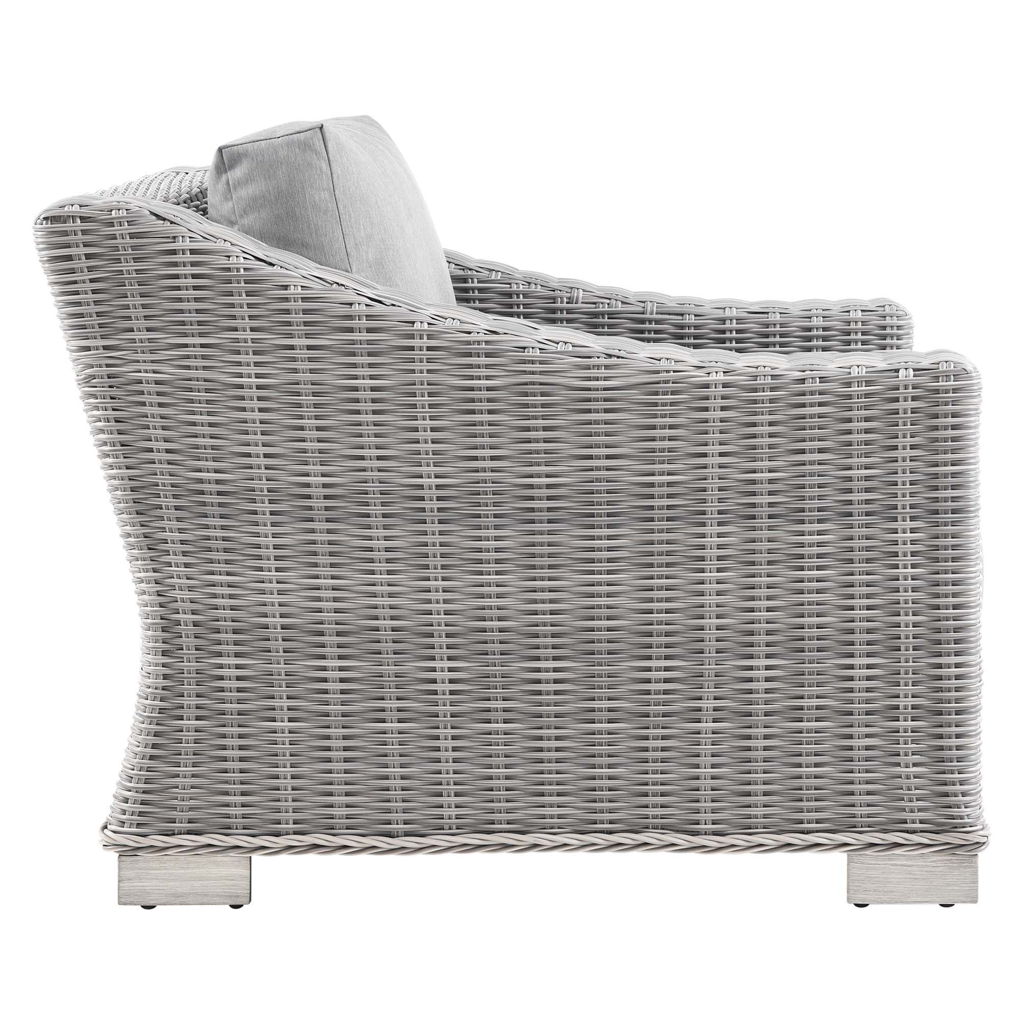 Conway 5-Piece Outdoor Wicker Conversation Set thumbnail 10