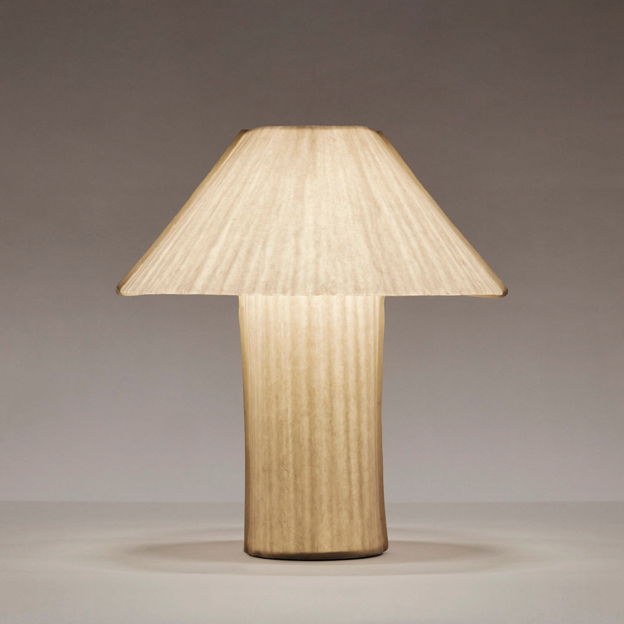 Mulberry Bark Paper Table Lamp – Warm White Bedside Lighting thumbnail 2