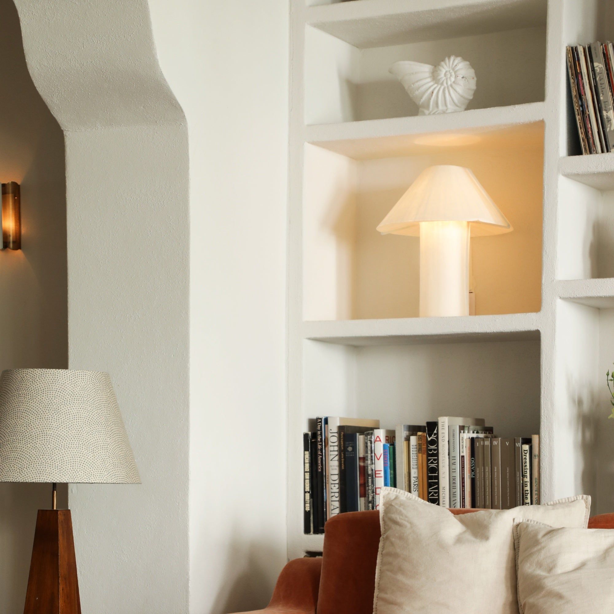 Mulberry Bark Paper Table Lamp – Warm White Bedside Lighting thumbnail 5