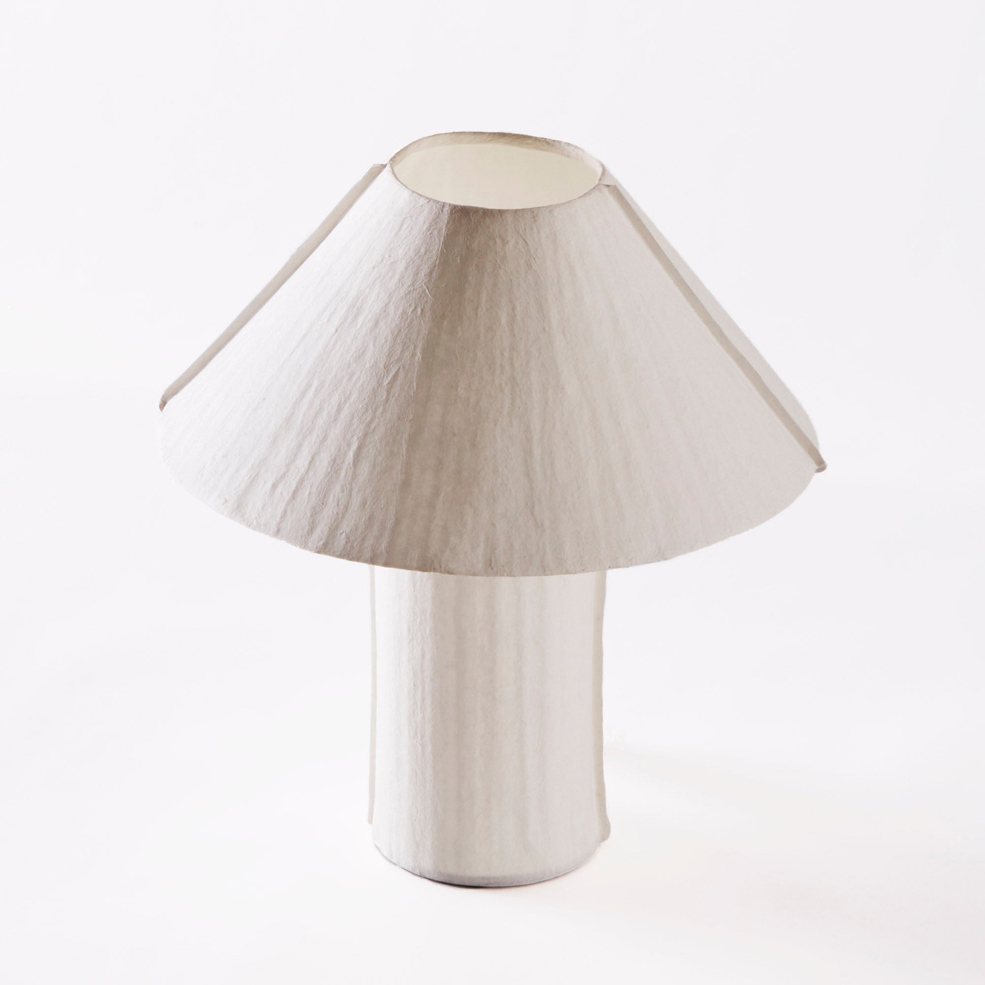 Mulberry Bark Paper Table Lamp – Warm White Bedside Lighting thumbnail 8