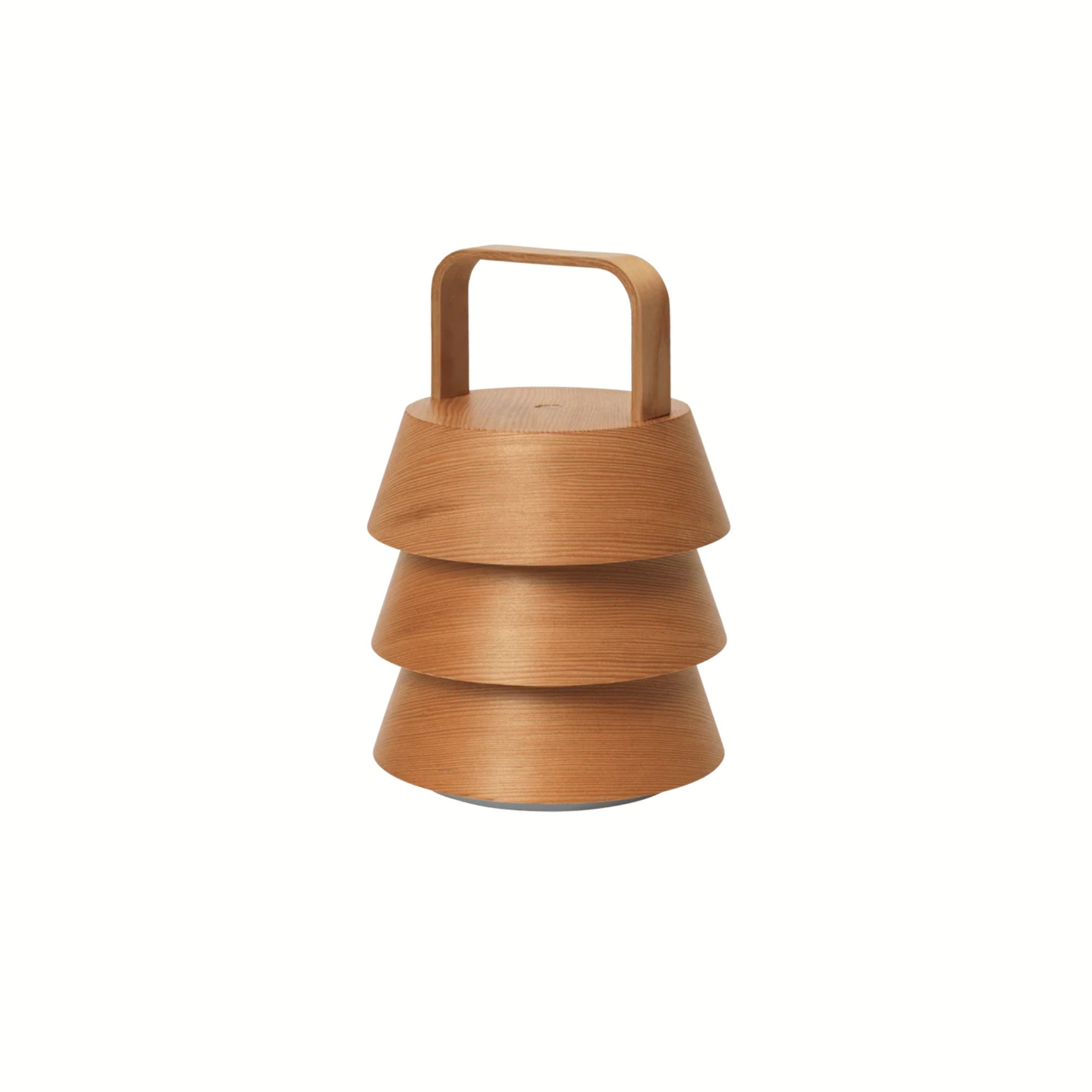 Bamboo Shade Portable Table Lamp – Warm Brown Outdoor/Indoor thumbnail 5