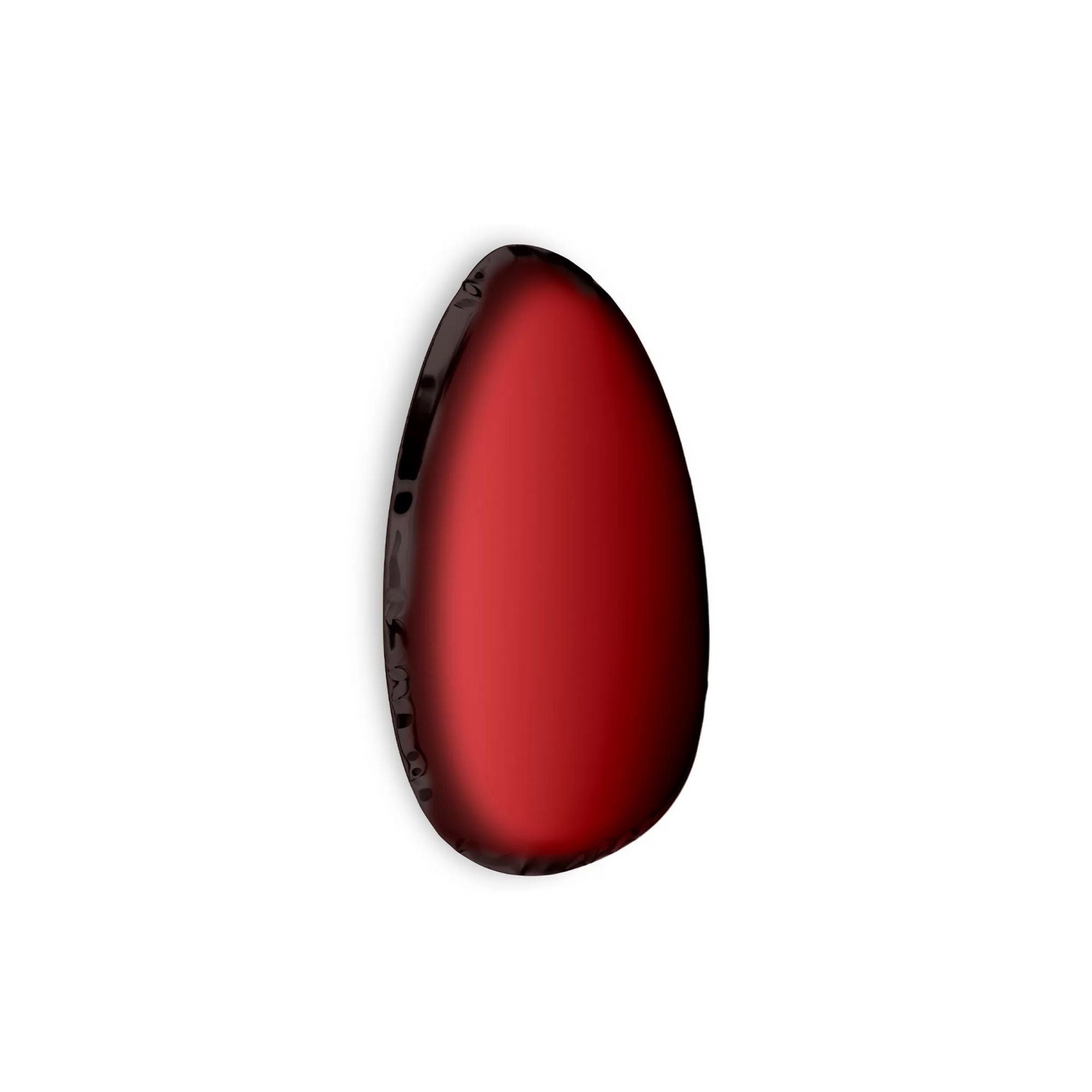 Ovoid Glass Wall Mirror – Liquid Droplet Modern Reflective Decor thumbnail 14