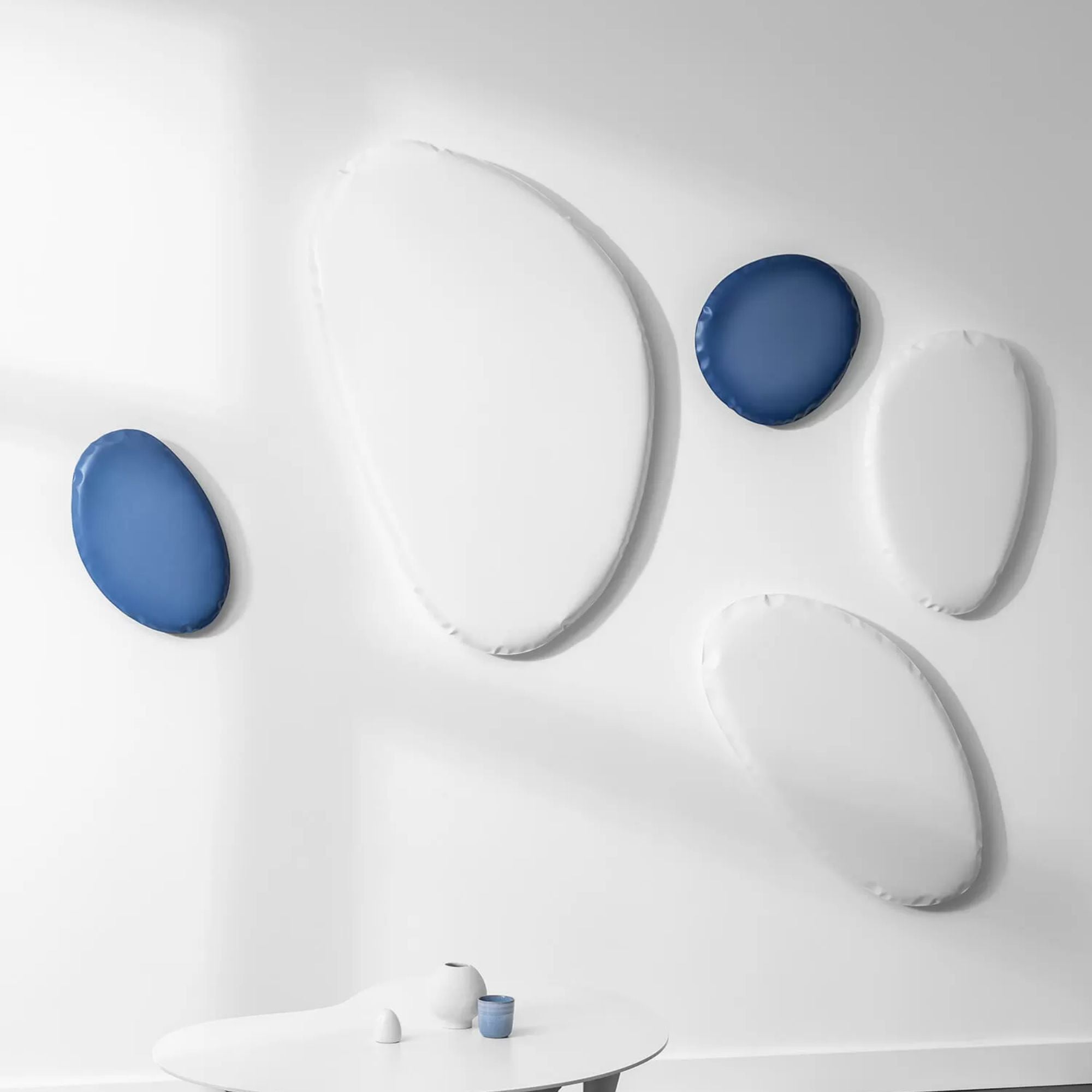 Liquid Droplet Oval Mirror – Polished Silver Wall Mirror thumbnail 19