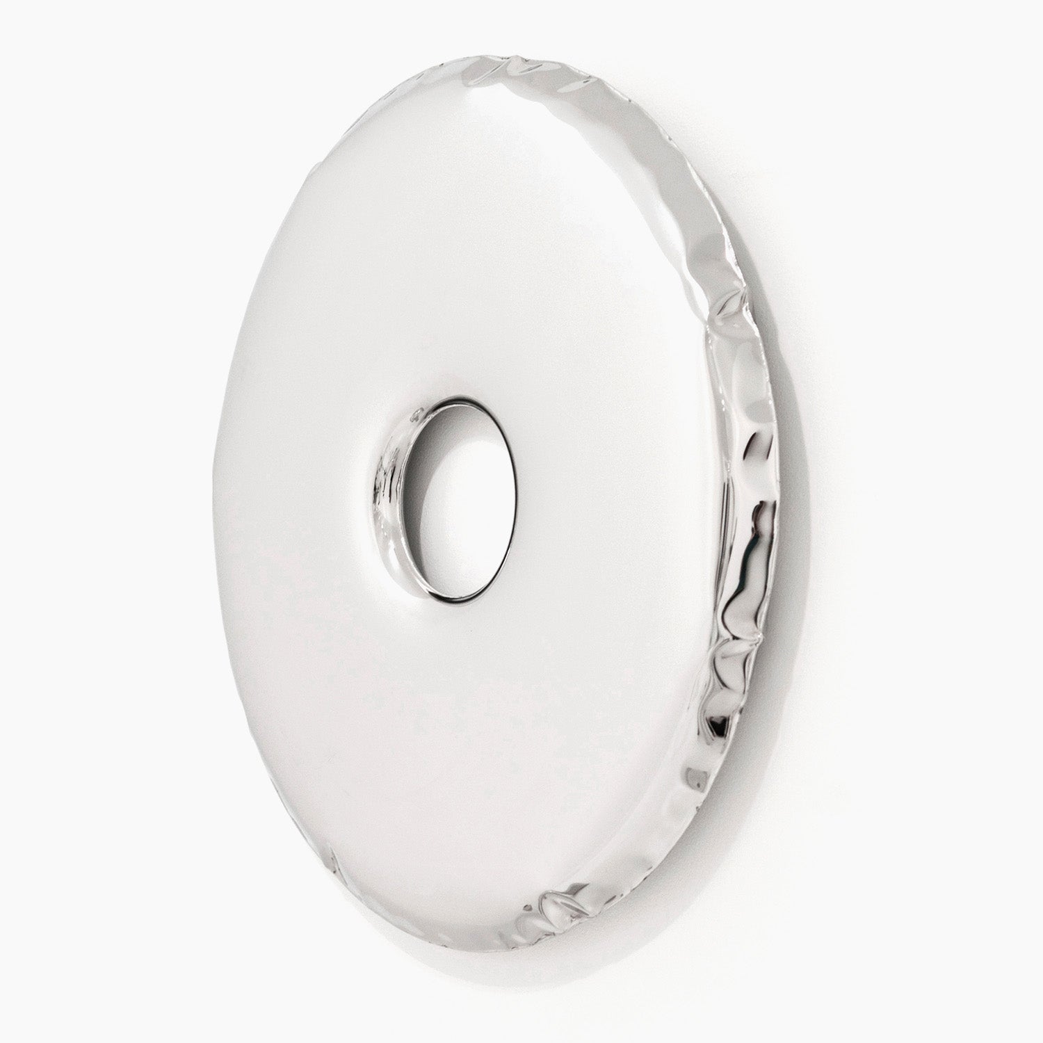 Rondo Polished Stainless Steel Mirror – Contemporary Convex Design thumbnail 3