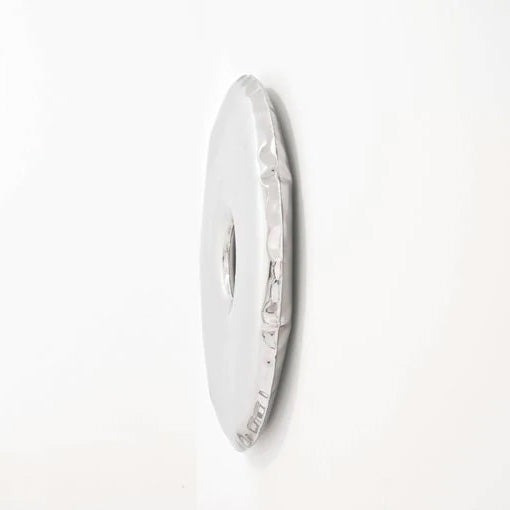 Rondo Polished Stainless Steel Mirror – Contemporary Convex Design thumbnail 4