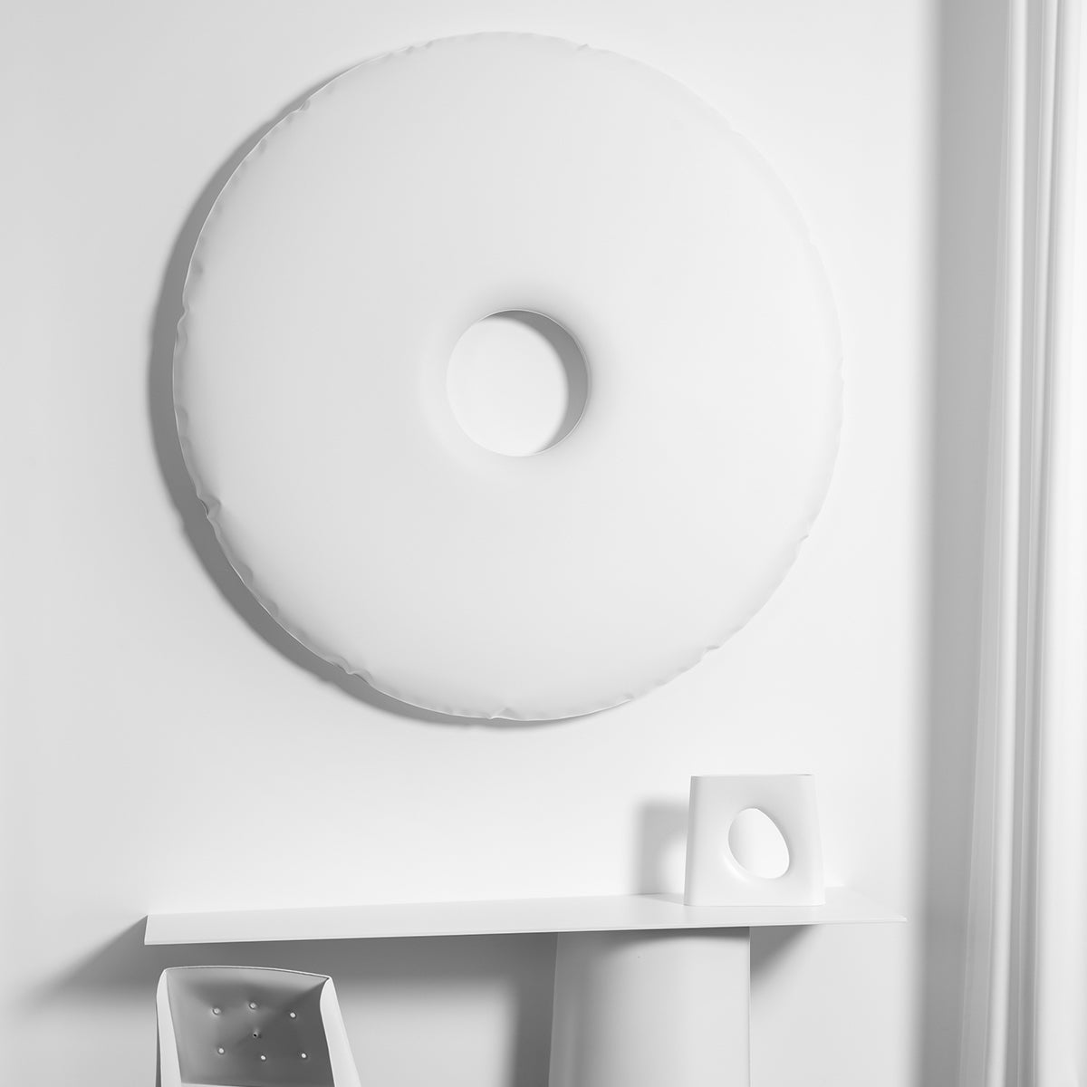 Polished Stainless Steel Rondo Wall Mirror – Convex 95cm thumbnail 39
