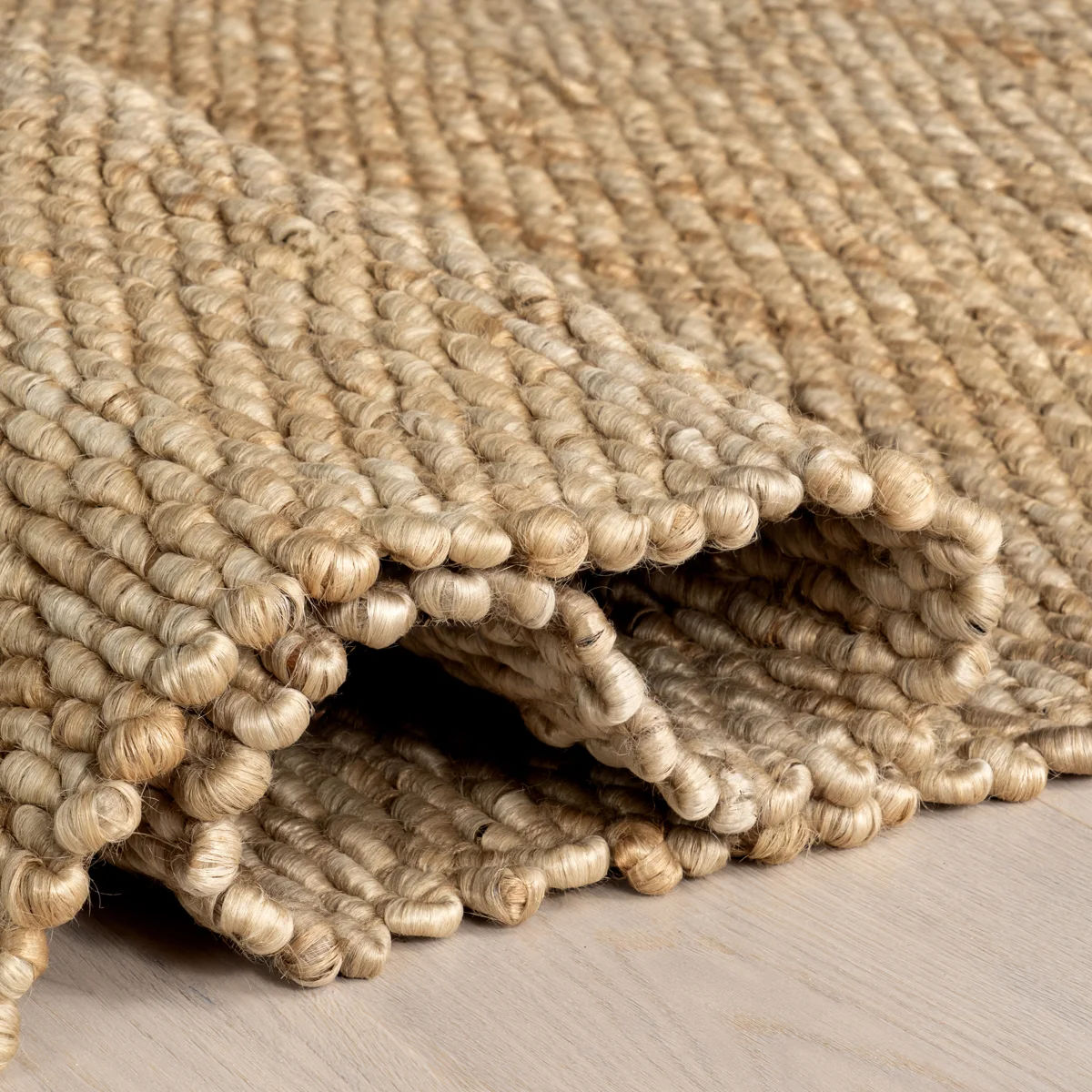 Jaramillo Annelynn Farmhouse Handmade Jute Natural Rug thumbnail 4