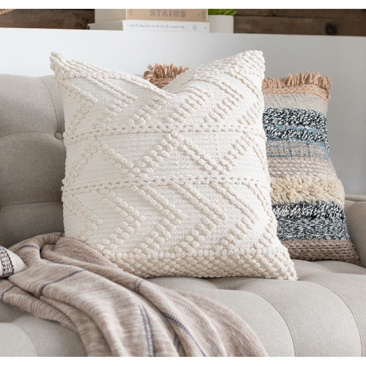 Dorceus Cotton Throw Square — view 1