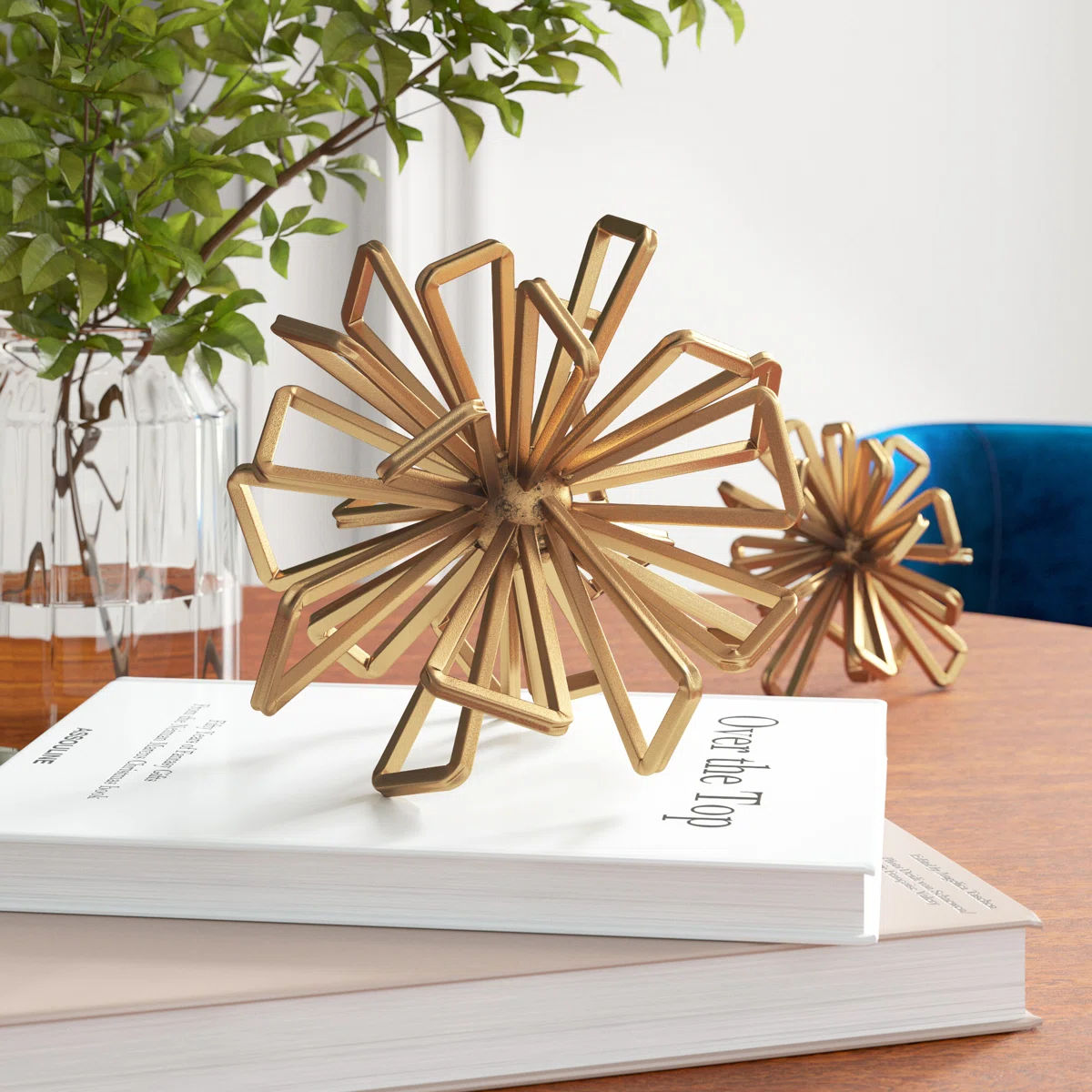 Weisinger 2-Piece Metal Starburst Decorative Sculptures — view 1