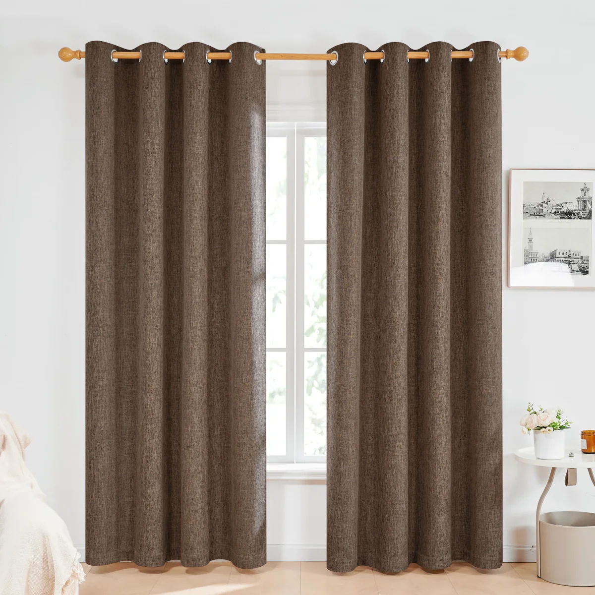 Milay Blackout Grommet Curtain Panel — view 1