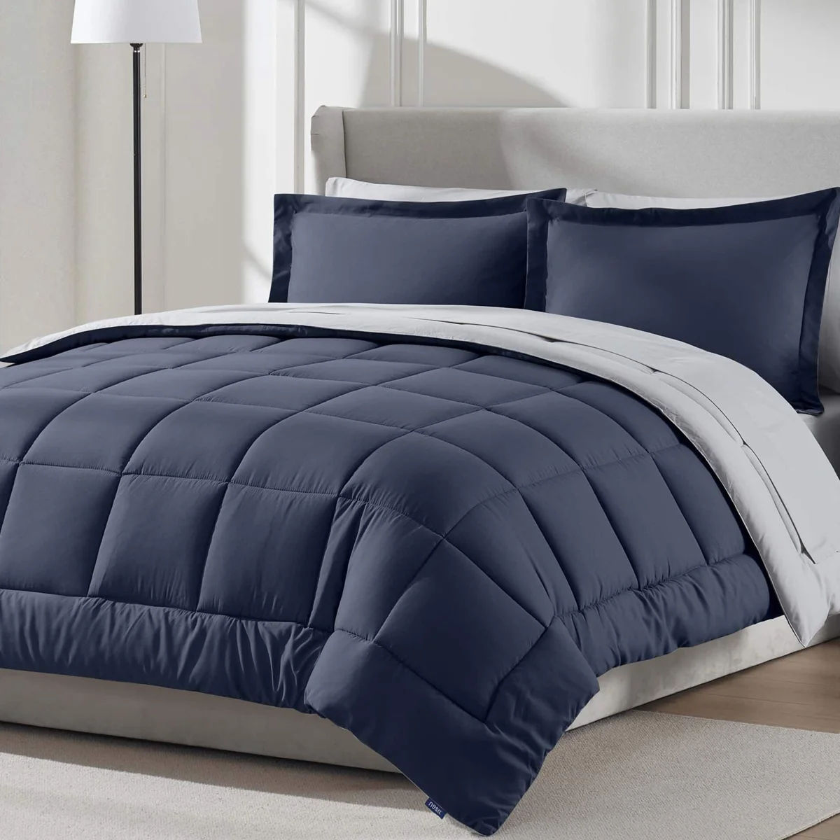 Bed-in-A-Bag Reversible Comforter Set with Bed Sheets thumbnail 2