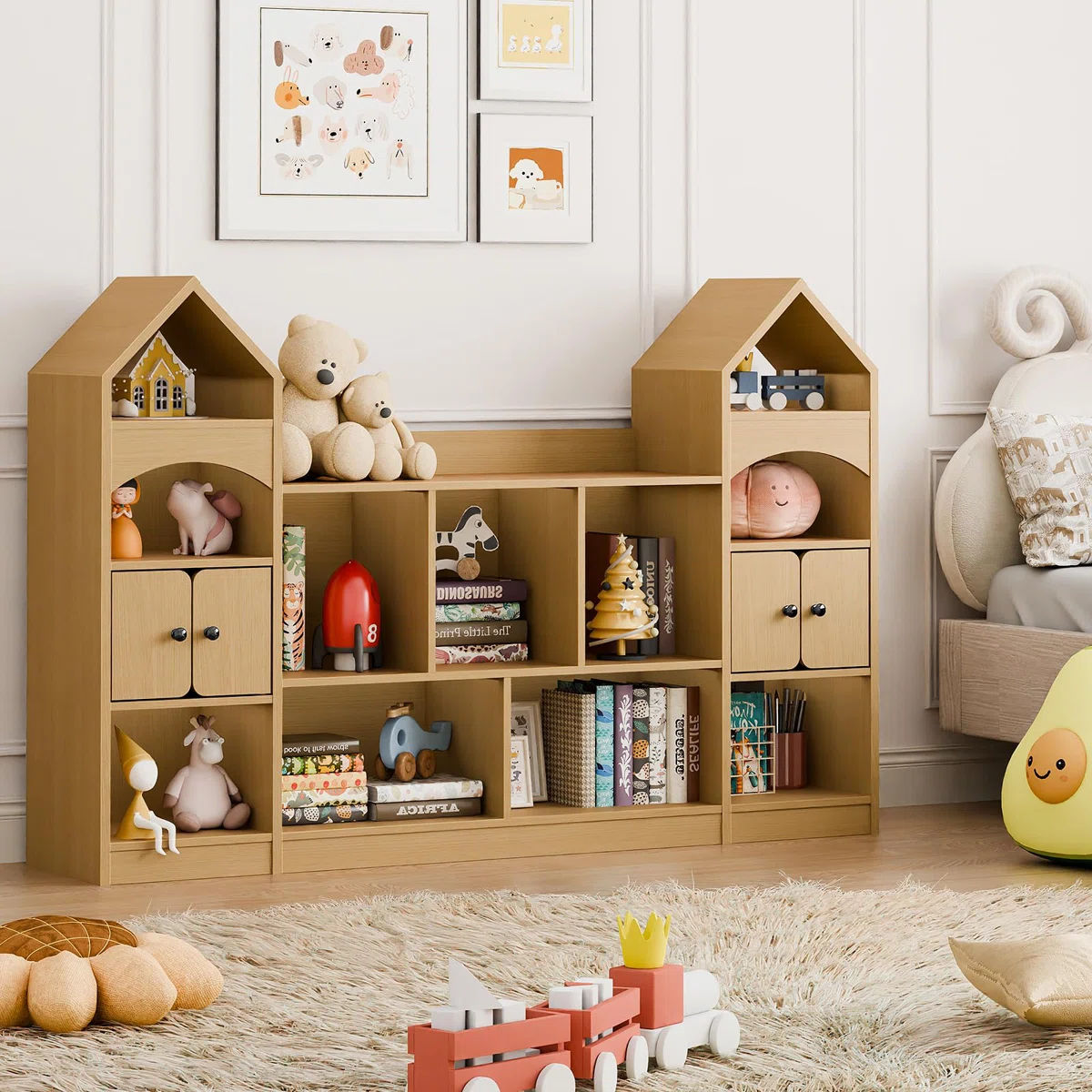 Bookcase And Toy Storage Organizer — view 1