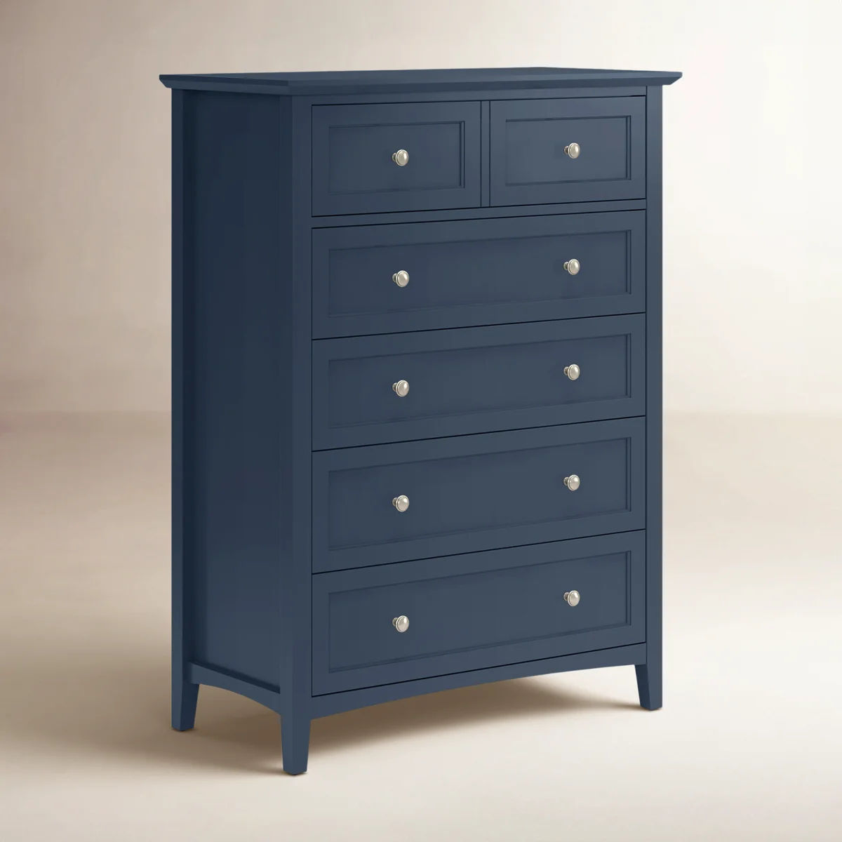 Renee 5-Drawer Solid and Manufactured Wood Chest thumbnail 3