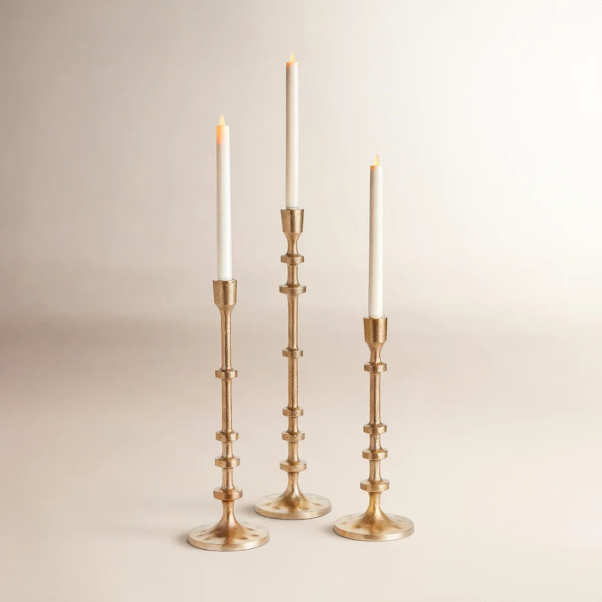 3-Piece Taper Candlestick Set thumbnail 2