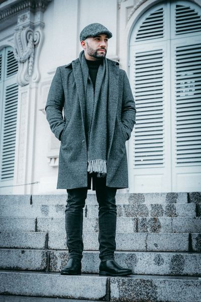 Mid Thick Simple Man Coat