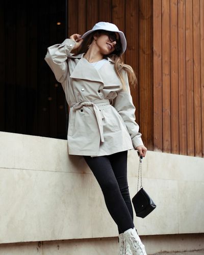Short Fancy Designed Woman Coat