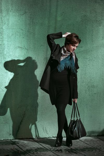 Short Fashioned Woman Coat