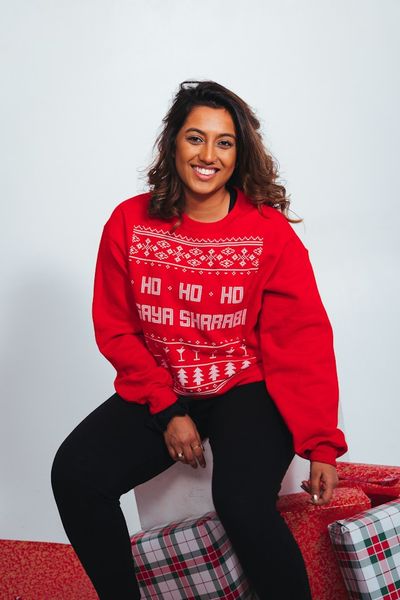 Winter Christmas Designed Woman Sweater