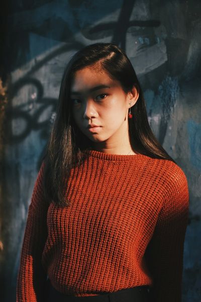 Thin Cable Knit Woman Sweater