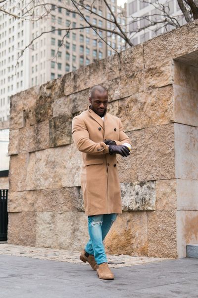 Long Simple Man Coat