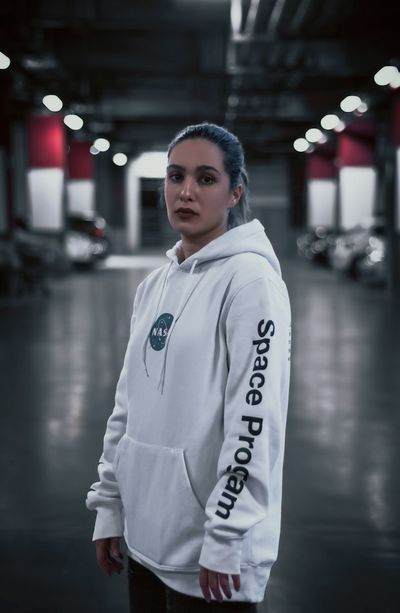 Thick Fancy Designed Woman Hoodie