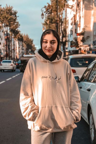 Thin Designed Woman Hoodie