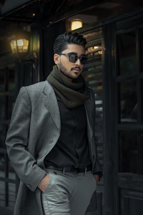 Short Fancy Man Coat