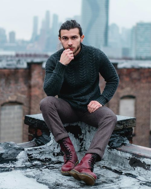 Thick Aran Man Sweater