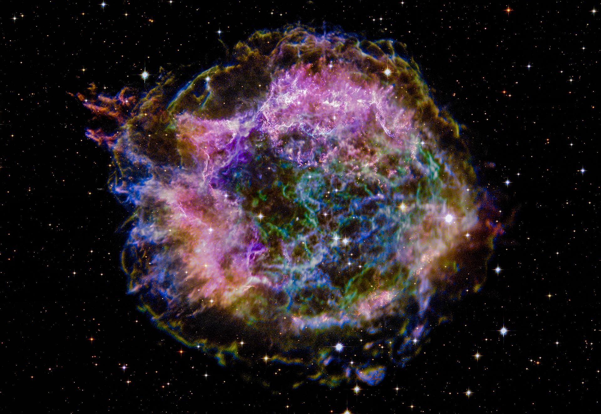 Cassiopeia A SNR in X-ray and Optical spectrum.