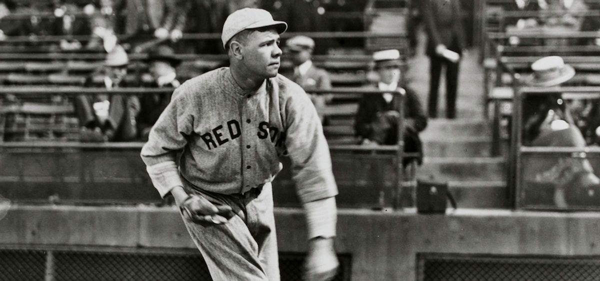 Babe Ruth Pitching