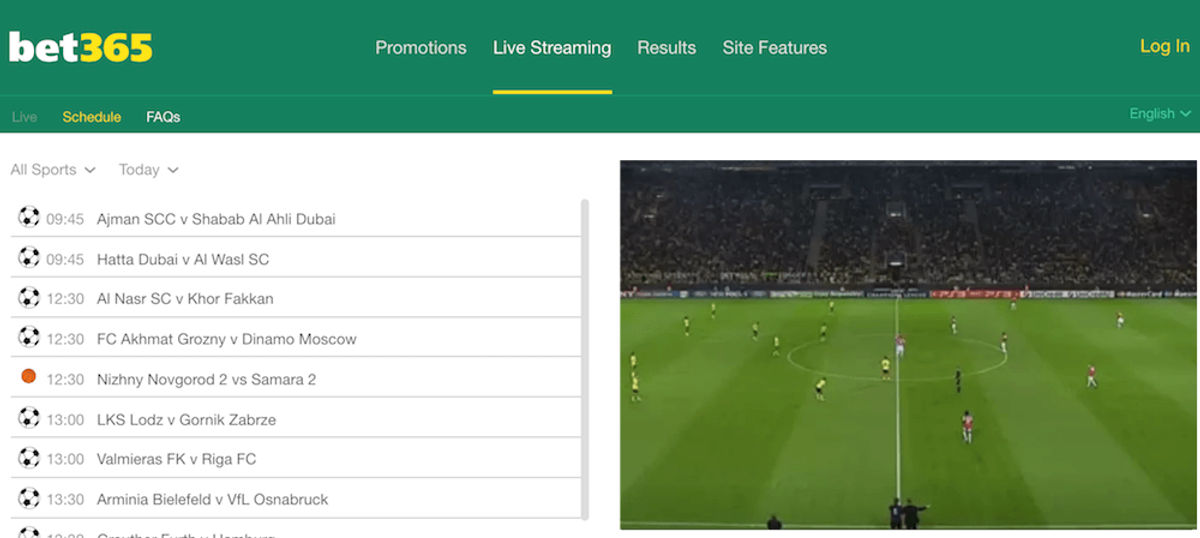 Bet365 Live Streaming Feature