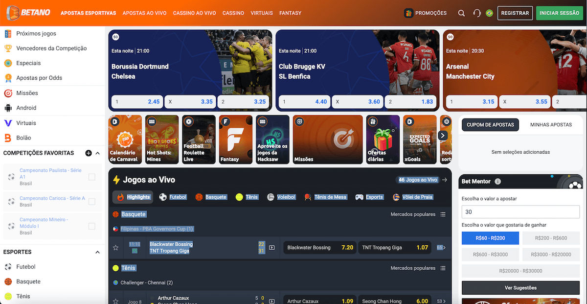 Betano site de apostas esportivas e cassino no Brasil