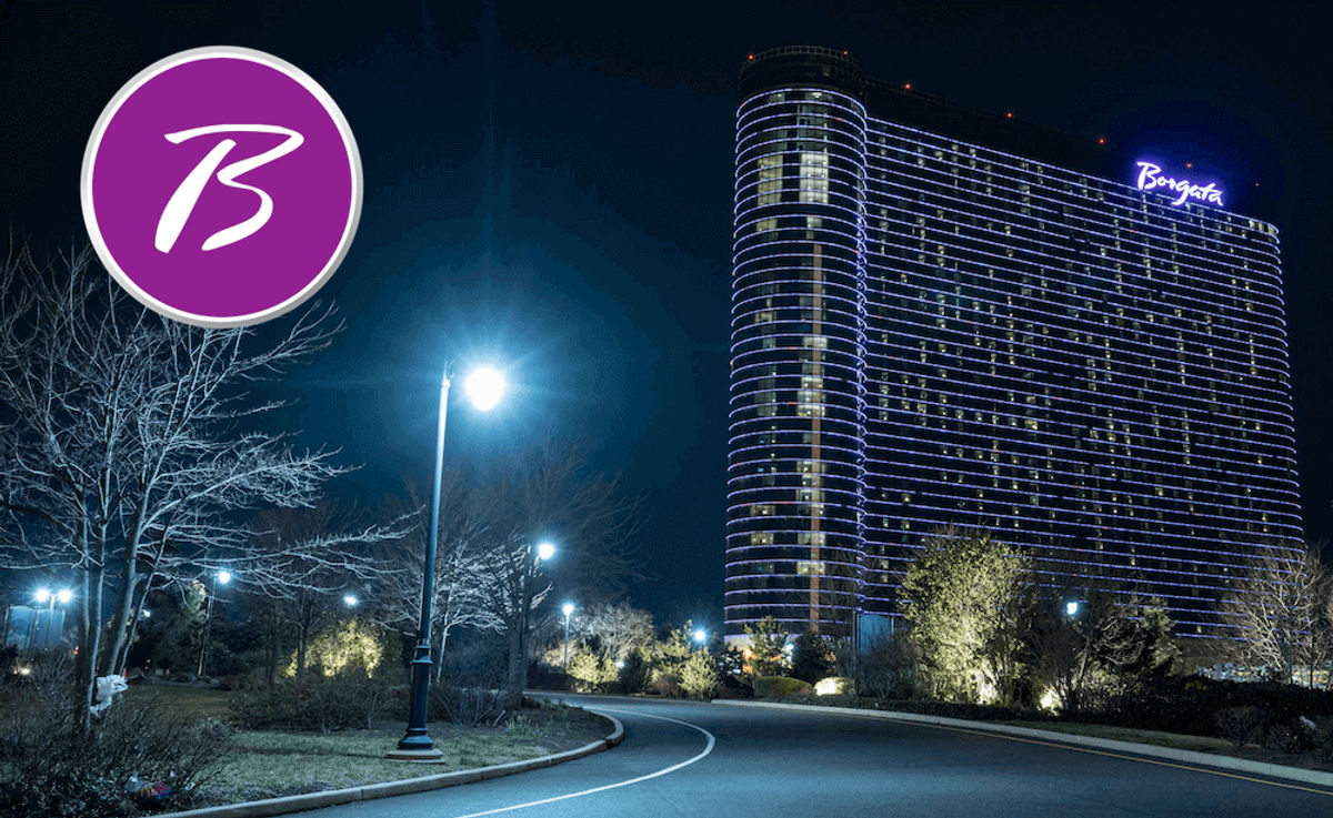 Borgata AC at night