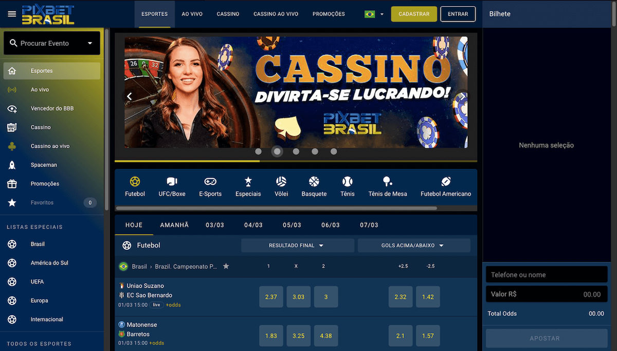 Cassino PixBet Brasil 