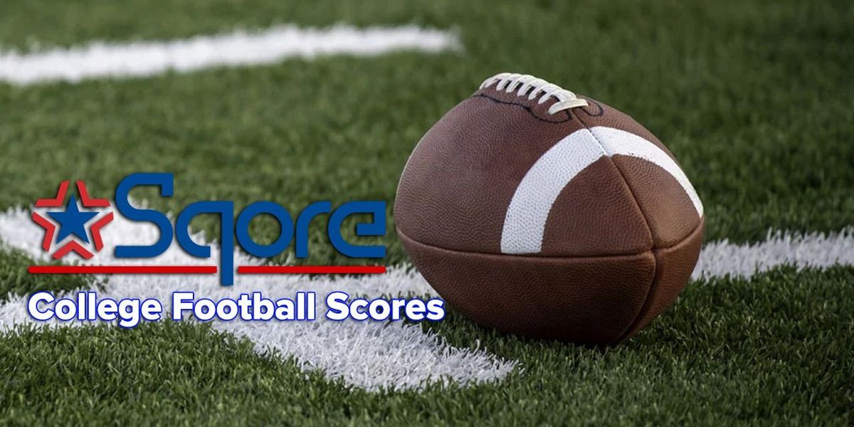 NCAA college football scores