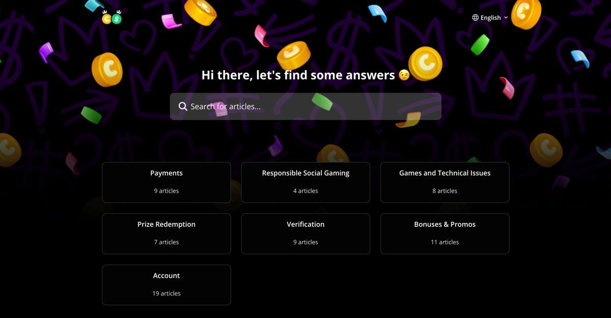 Crown Coins Customer Support