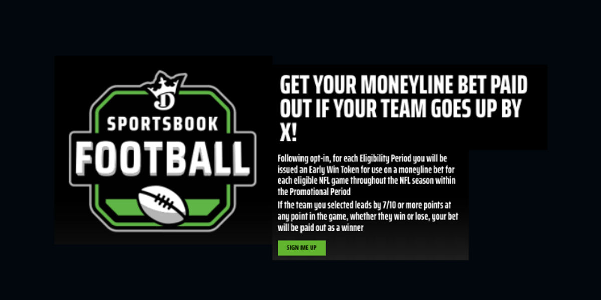 DRAFTKINGS NFL MONEYLINE PAID