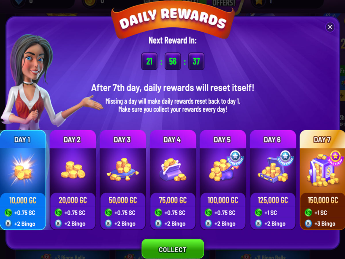 Ding Ding Ding Casino Daily Bonus