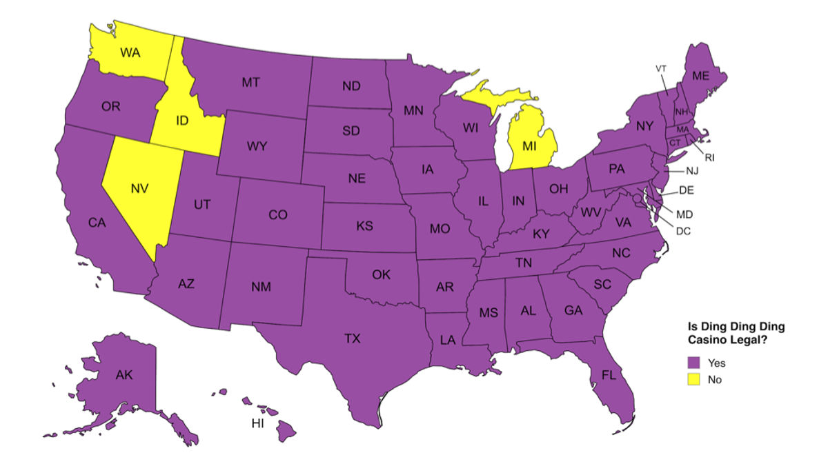 Ding Ding Ding Casino Legal States