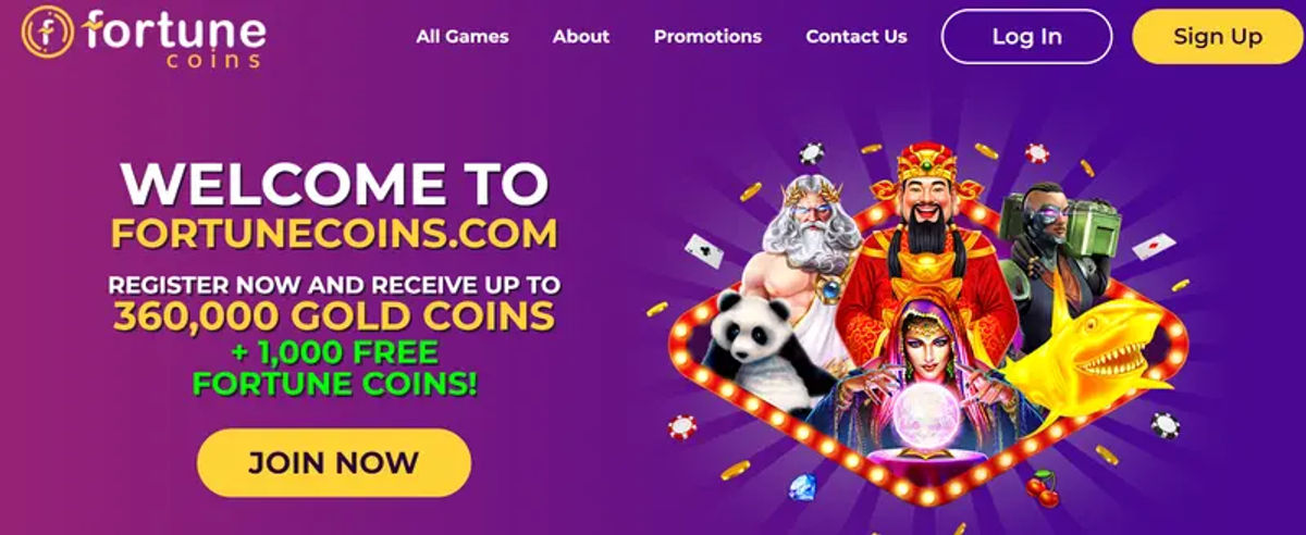 Fortune Coins Casino No Deposit Bonus Promo Code