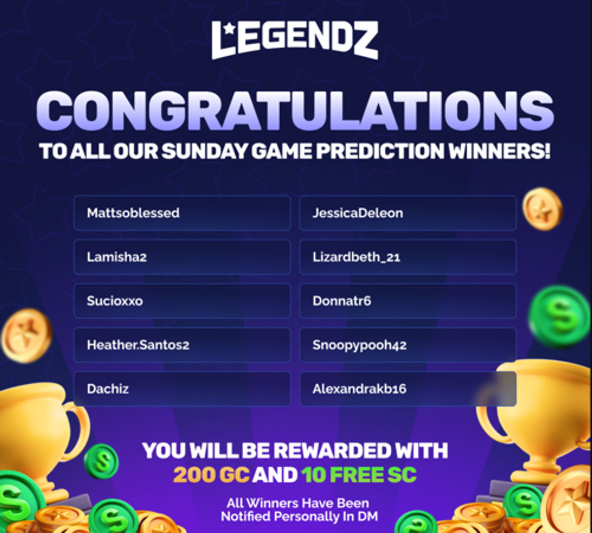 Legendz Social Media Giveaways
