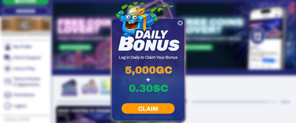 RealPrize Casino Daily Login Bonus